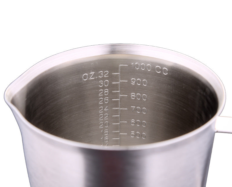 Thickened 304 Stainless Steel Measuring Cup With Scale 2000ML 1000ML 500ML Large Capacity Kitchen Practical Measuring Cup