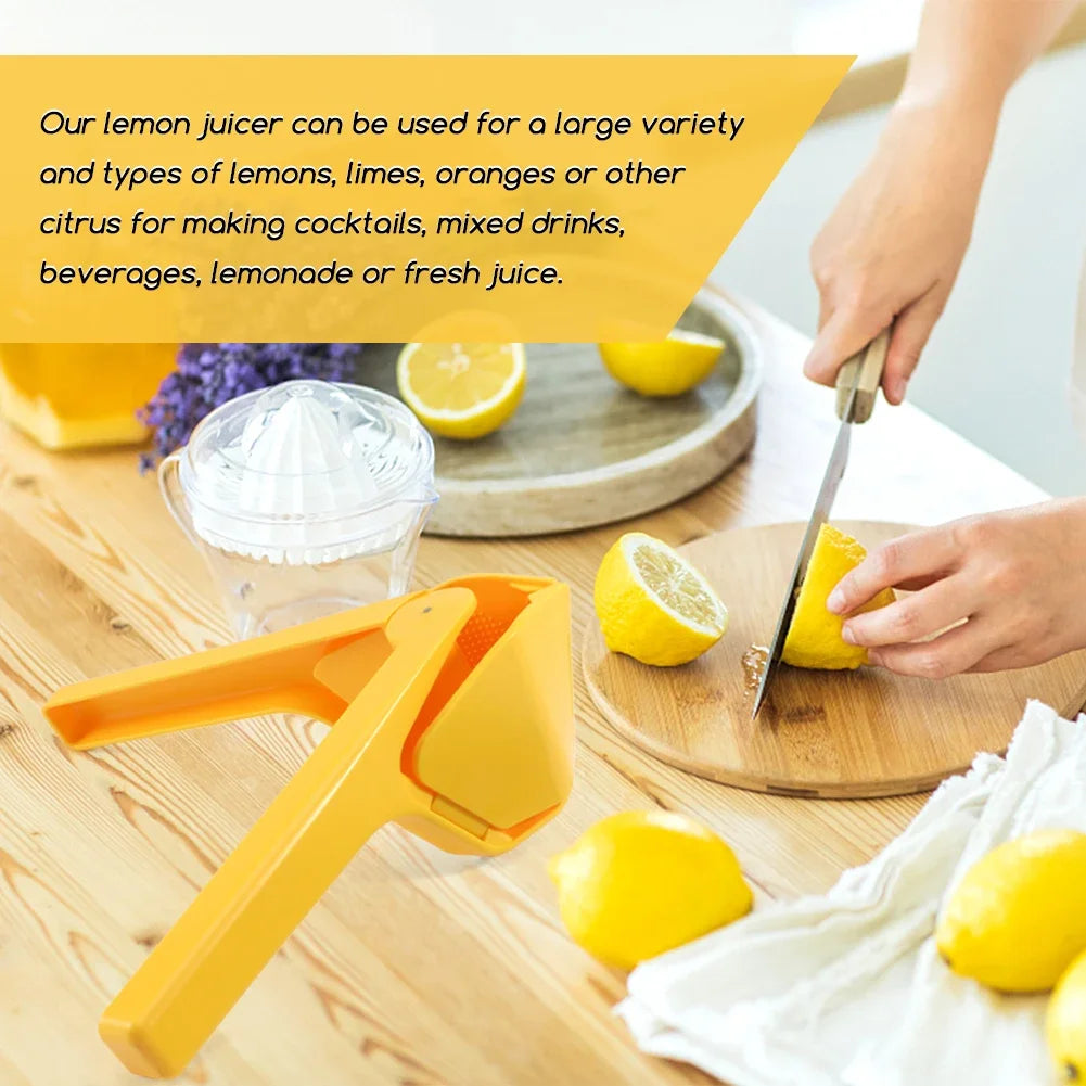 Lemon Fluicer  Easy Squeeze Manual Lemon Juicer Citrus Juicer That Folds Flat for Space-Saving Storage Lemon Squeezer