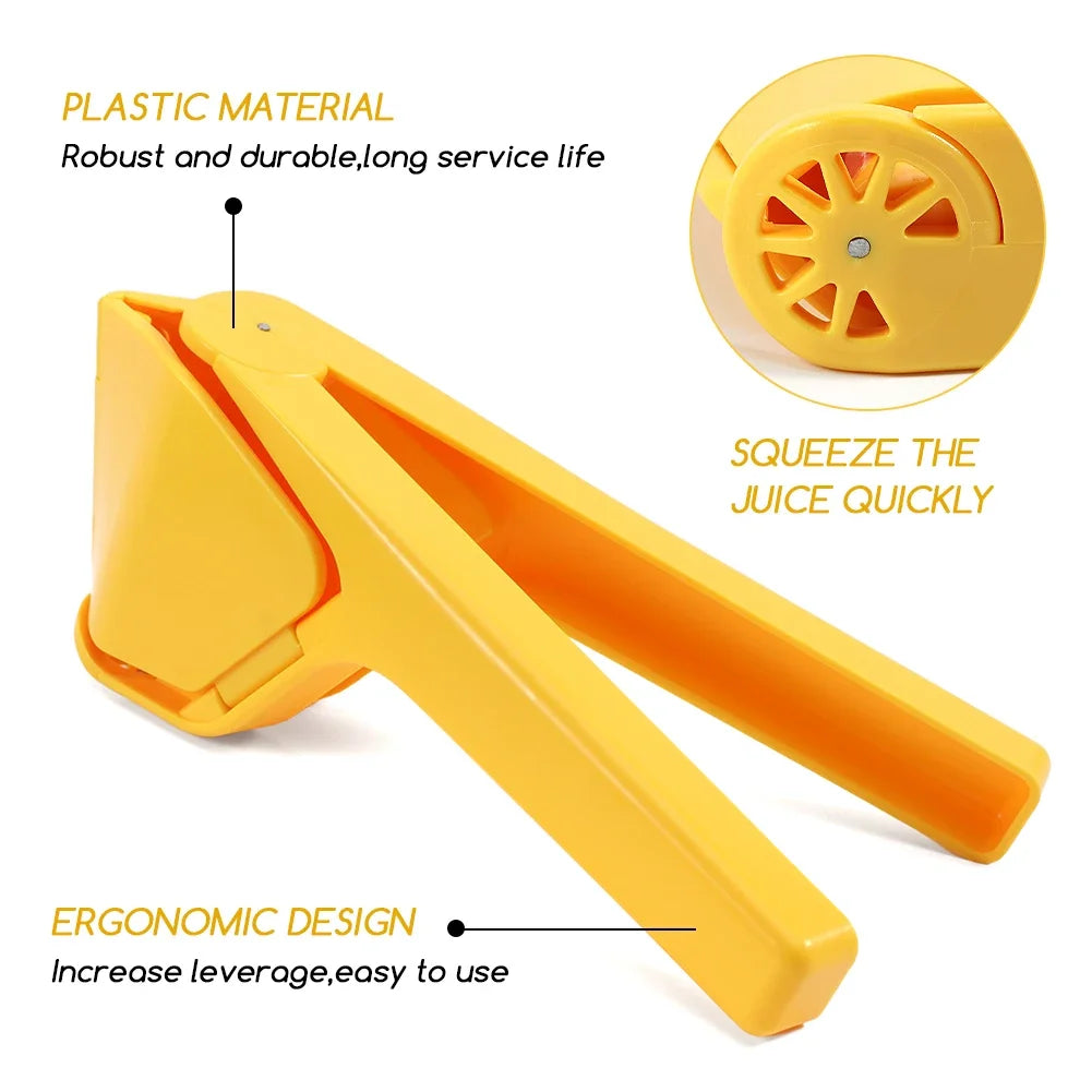 Lemon Fluicer  Easy Squeeze Manual Lemon Juicer Citrus Juicer That Folds Flat for Space-Saving Storage Lemon Squeezer