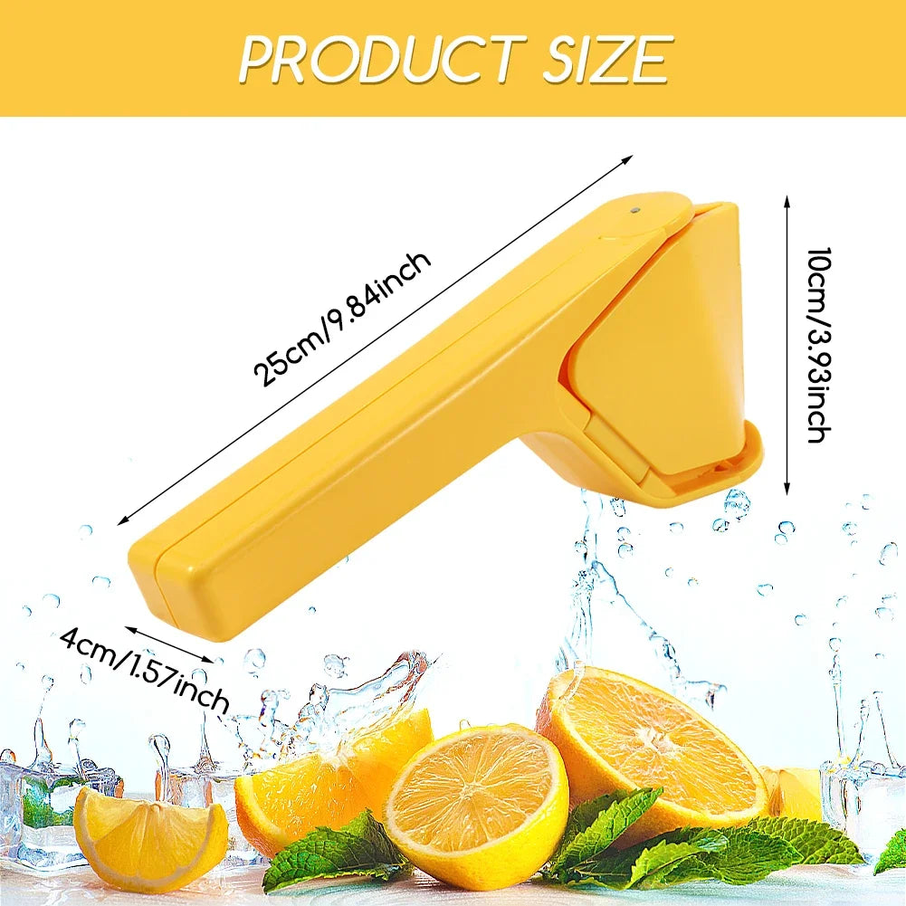 Lemon Fluicer  Easy Squeeze Manual Lemon Juicer Citrus Juicer That Folds Flat for Space-Saving Storage Lemon Squeezer